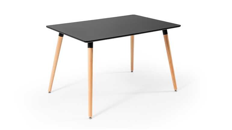  - Eames Dikdörtgen Siyah Masa