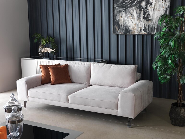  - Silver 3'lü Kanepe